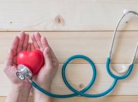 Heart and a stethoscope 